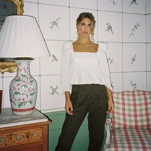 FREE PEOPLE TULLA BABYDOLL TOP!